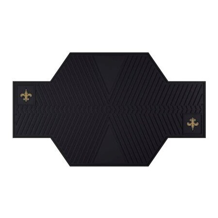 Fanmats NFL - New Orleans Saints - Vinyl Molded Motorcycle Mat 82-1/2" x 42" - 15326 15326